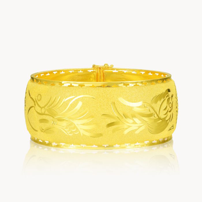 large gold bangle