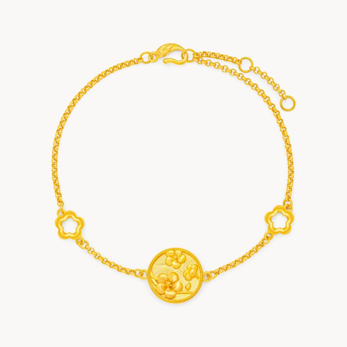 Heart Pendant Bracelet Thai Gold Jewelry Flower India | Ubuy